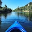 Kayaking down the Big River on a fall day!