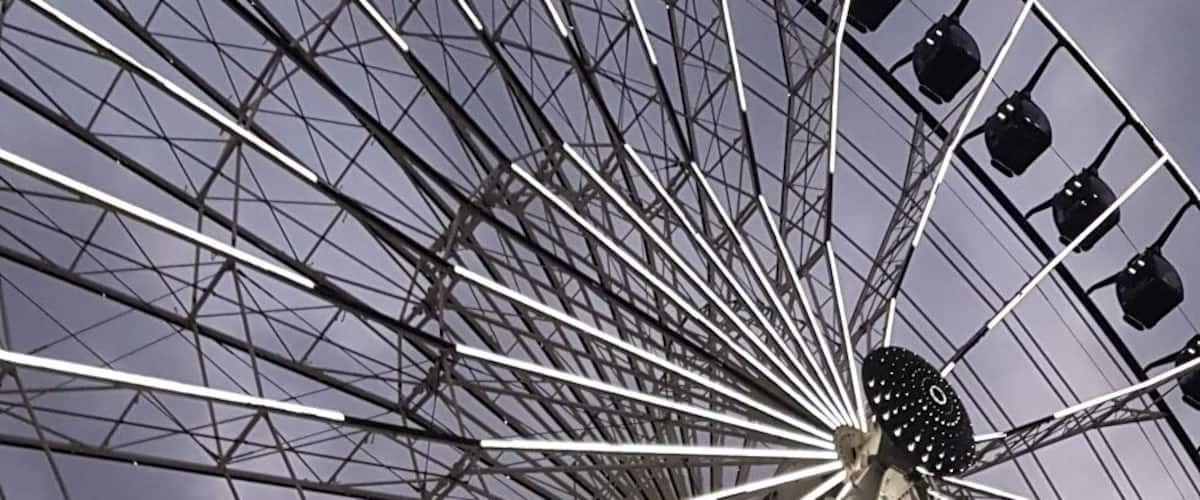 #estrelladepuebla #lifeatexpedia #weloveourmarkets #latam #mexico #puebla Have fun at the Ferris Wheel, the tallest of its kind in Latin America. Get the best city views &  the volcanos Popocateptl and Iztlazíhuatl. Tip: visit twice, in day & night.