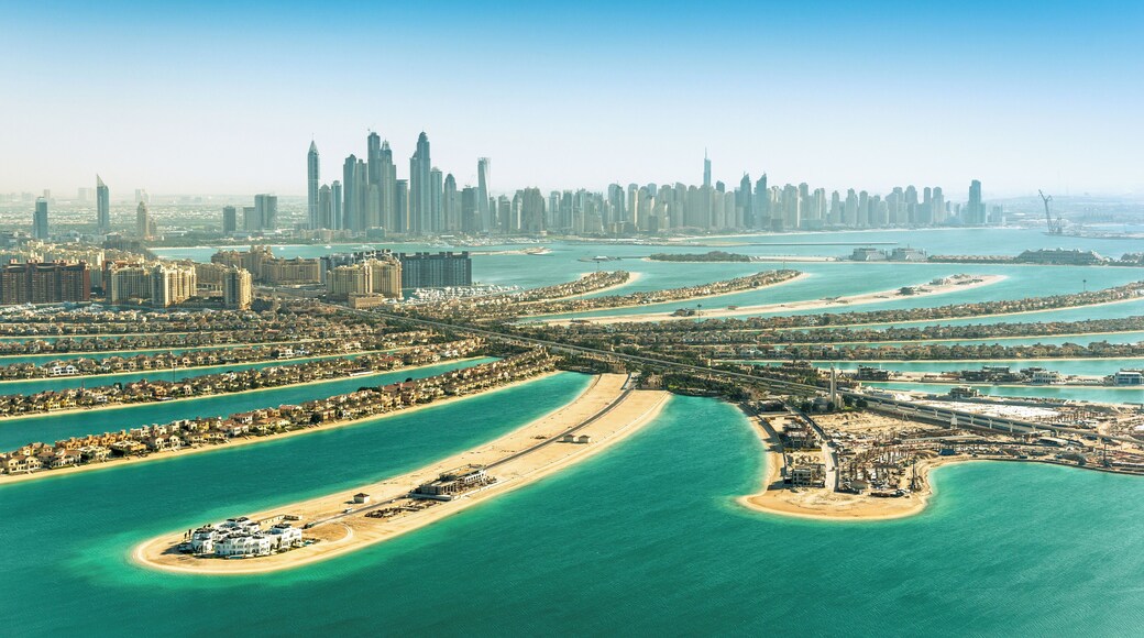 The Palm Jumeirah in Dubai, Dubai, United Arab Emirates