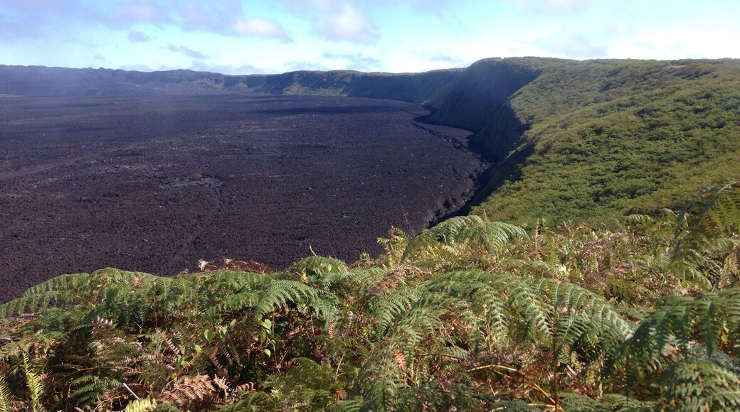 Sierra Negra Volcano on Isla Isabela, Galapagos.