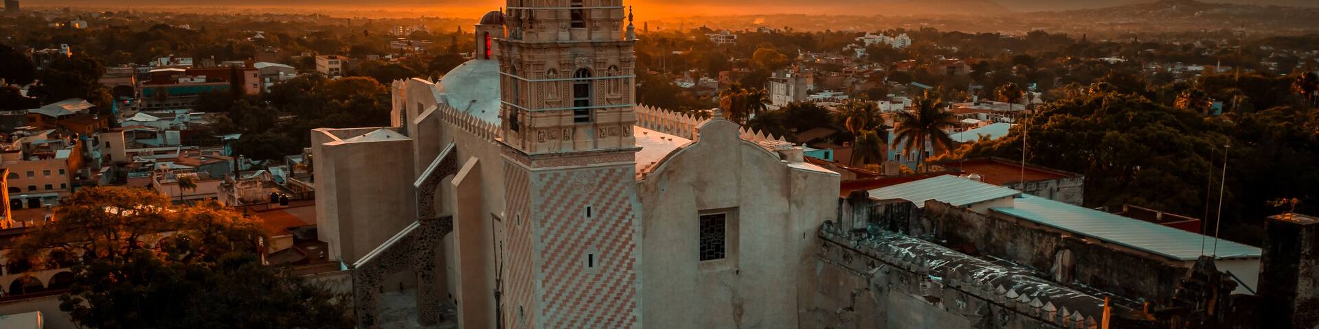 Amanecer en el Centro de Cuernavaca Morelos