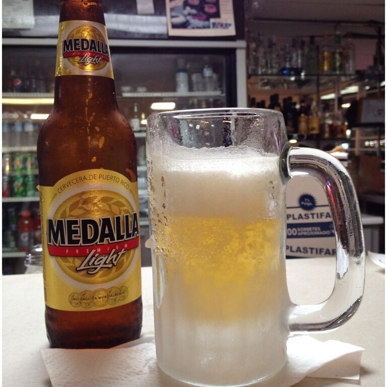 Craft Beer in a frozen glass.