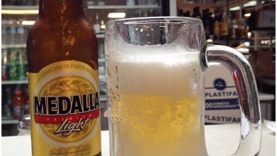 Craft Beer in a frozen glass.