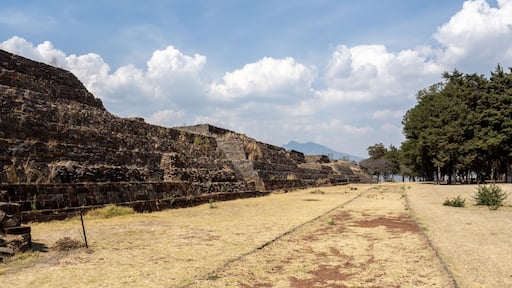 Antiguas ruinas Purépechas en Tzintzuntzan, Michoacán, México
