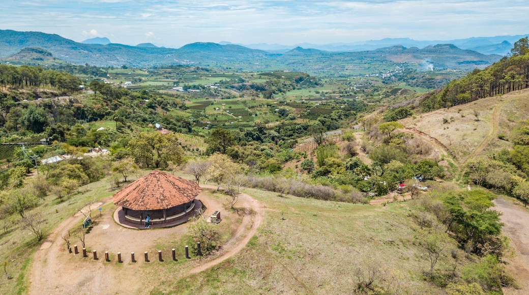 Beautiful volcanic landscape near Tacambaro Magic Town in Michoacan, Mexico
