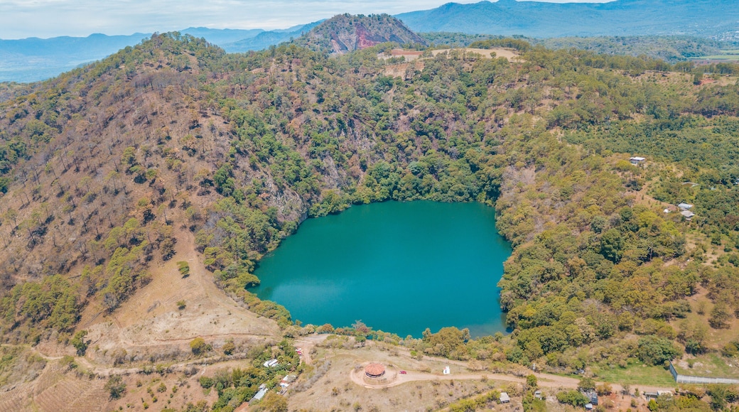 Beautiful Volcanic Pool near Tacambaro Magic Town in Michoacan, Mexico