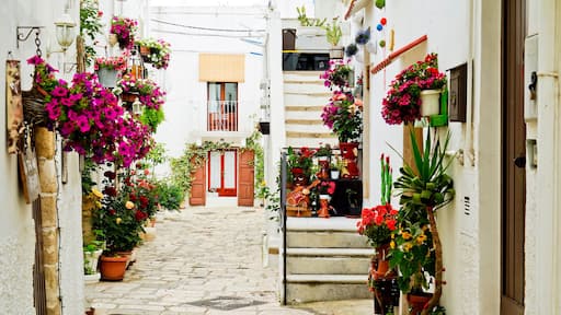 Mottola, uno dei borghi bianchi della Puglia.Taranto,Italia