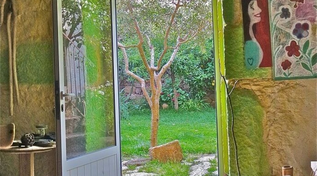 Deep in the heart of the old Portuguese village of Proença is this brightly painted home decorated with paper mâché lampshades and handcrafted wooden furniture. Walking in feels nothing less magical than stepping into your favourite Van Gogh painting.