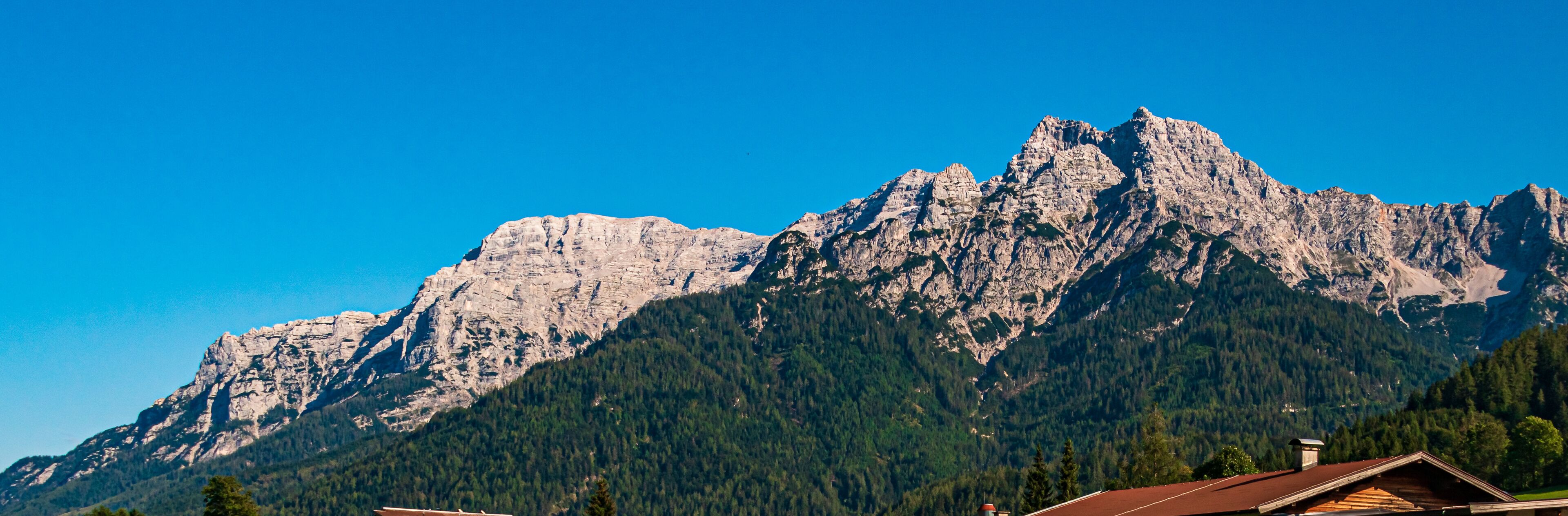 Beautiful alpine view at Waidring, Tyrol, Austria