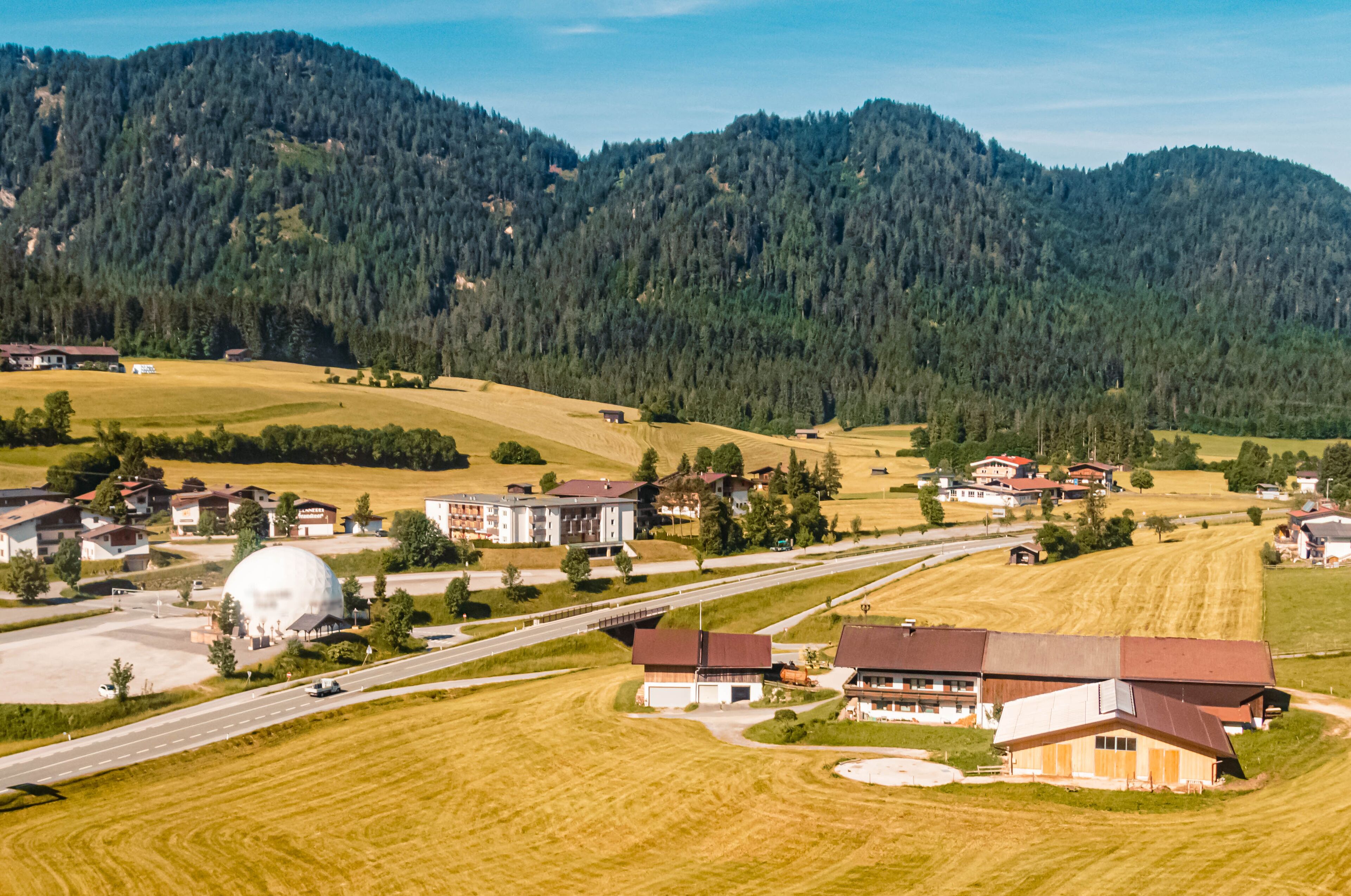 Beautiful alpine summer view at the famous Steinplatte summit, Waidring, Tyrol, Austria