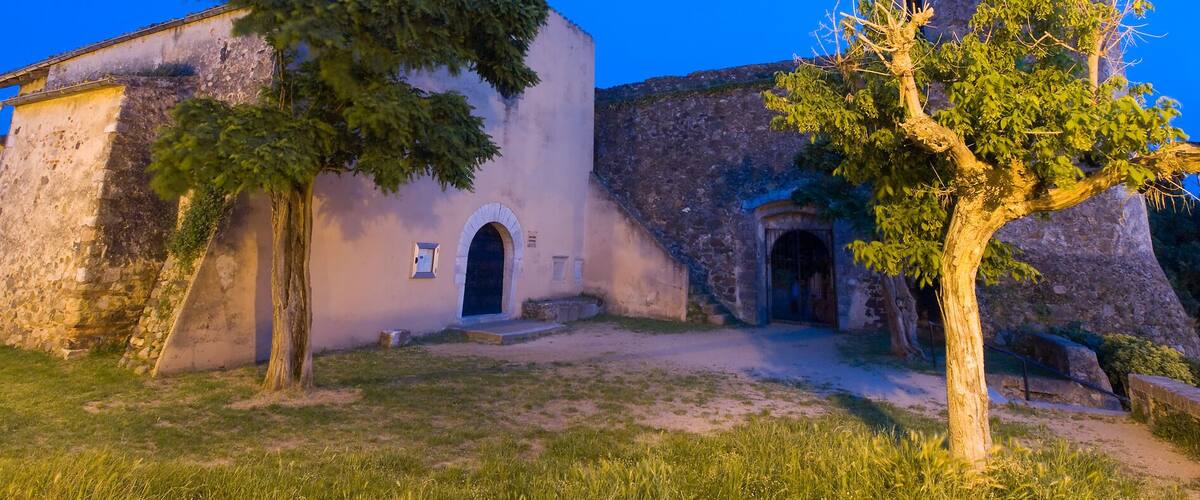 Brunyola church (Catalonia, Spain)