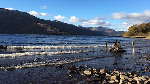 Beach next to the Youth Hostel at Rowardennan. A great pit stop on the West Highland Way