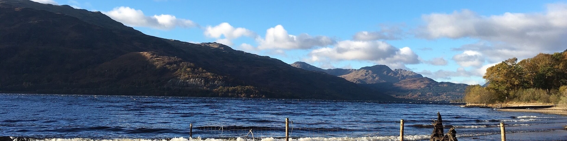 Beach next to the Youth Hostel at Rowardennan. A great pit stop on the West Highland Way