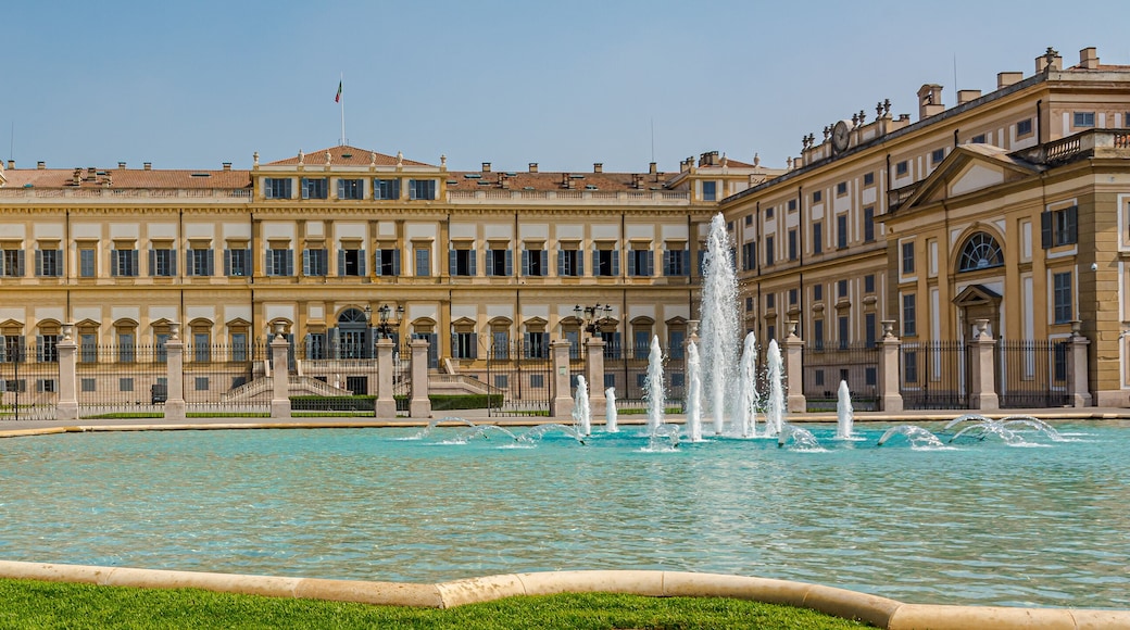 Royal Villa of Monza (Villa Reale), Milano, Italy. The Villa Reale was built between 1777 and 1780 by the imperial and royal architect Giuseppe Piermarini.