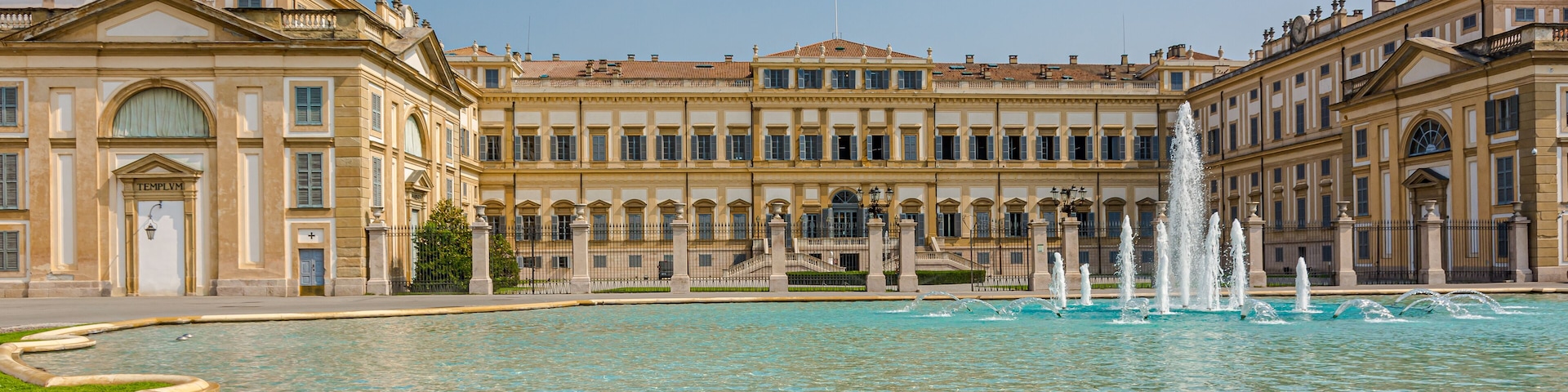 Royal Villa of Monza (Villa Reale), Milano, Italy. The Villa Reale was built between 1777 and 1780 by the imperial and royal architect Giuseppe Piermarini.