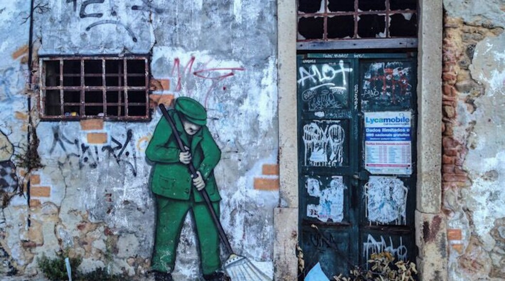 When street art and real life collide!