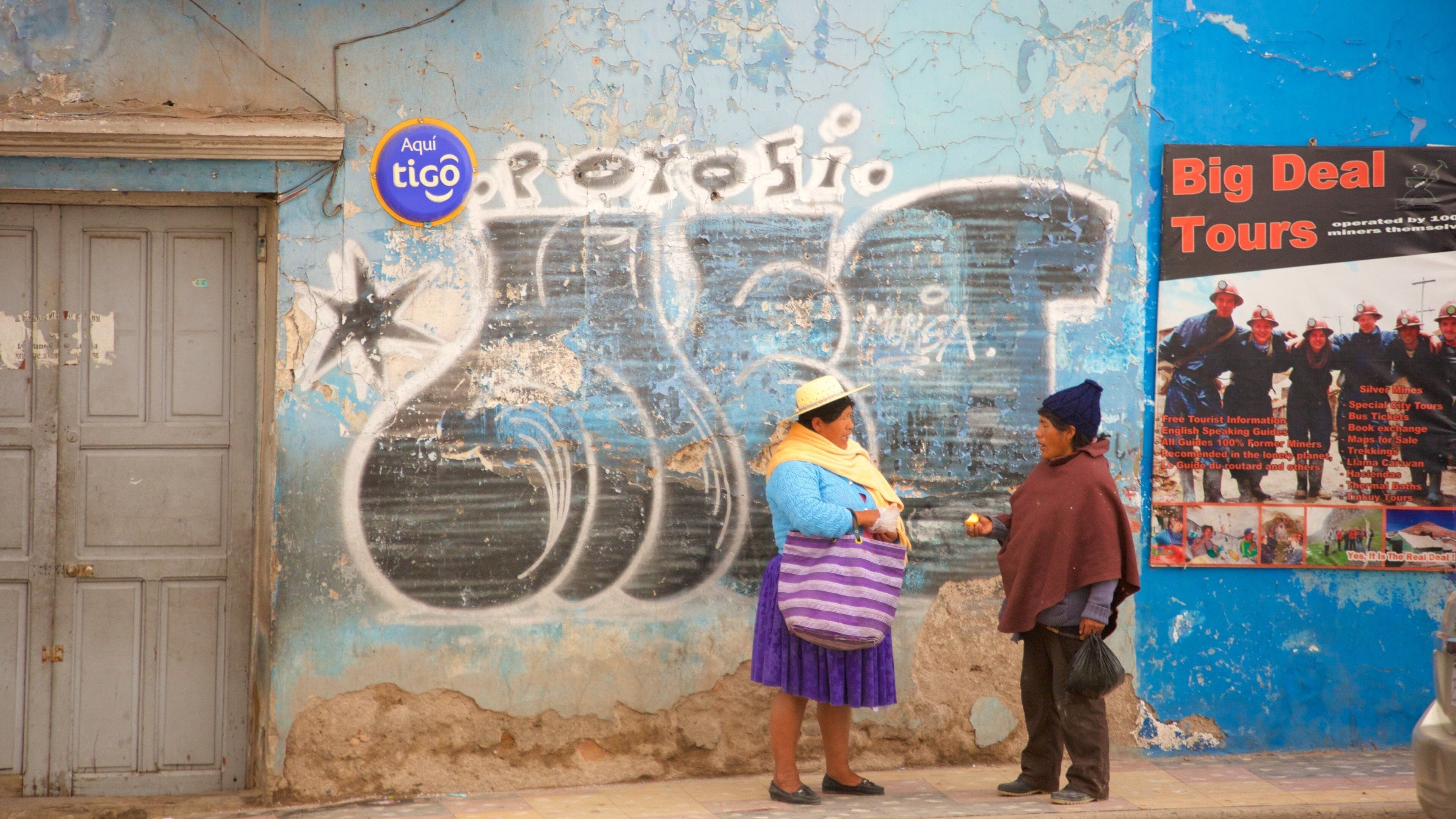 Potosi as well as a small group of people