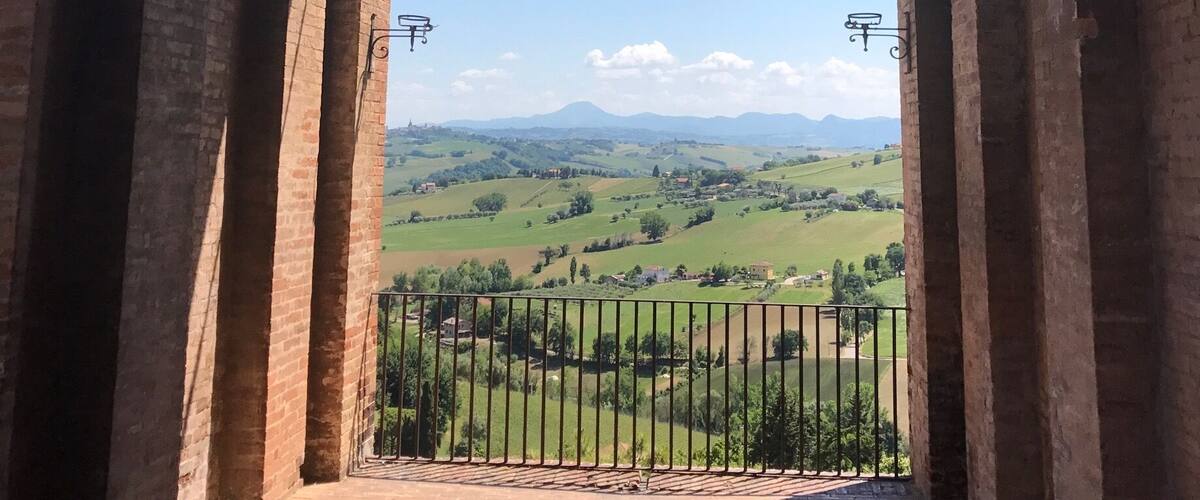 Corinaldo's landscape "gate"