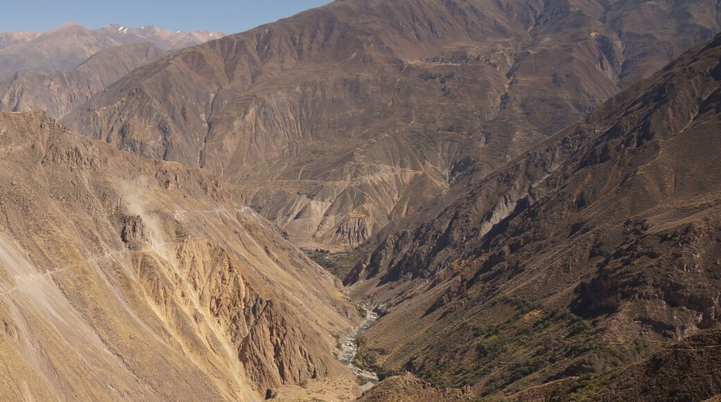 Colca Canyon Mountain Landscapes in the Andes, Peru.