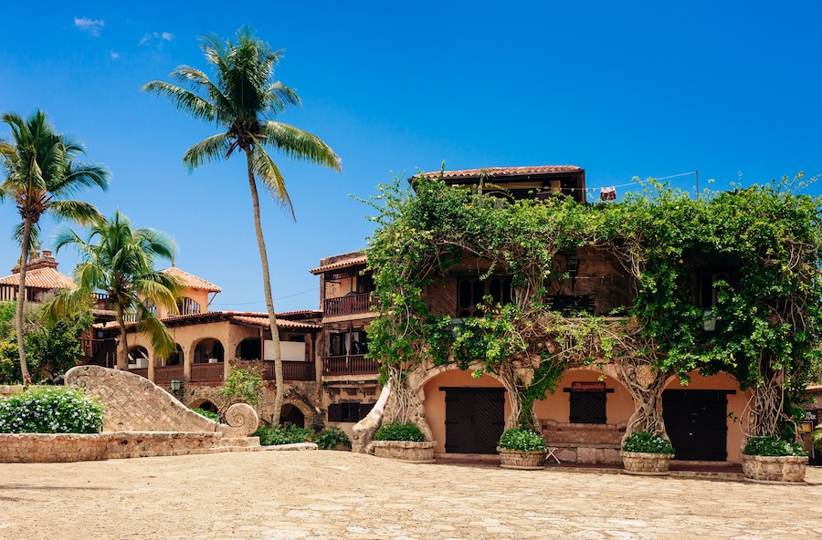 Ancient village Altos de Chavon - Colonial town reconstructed in