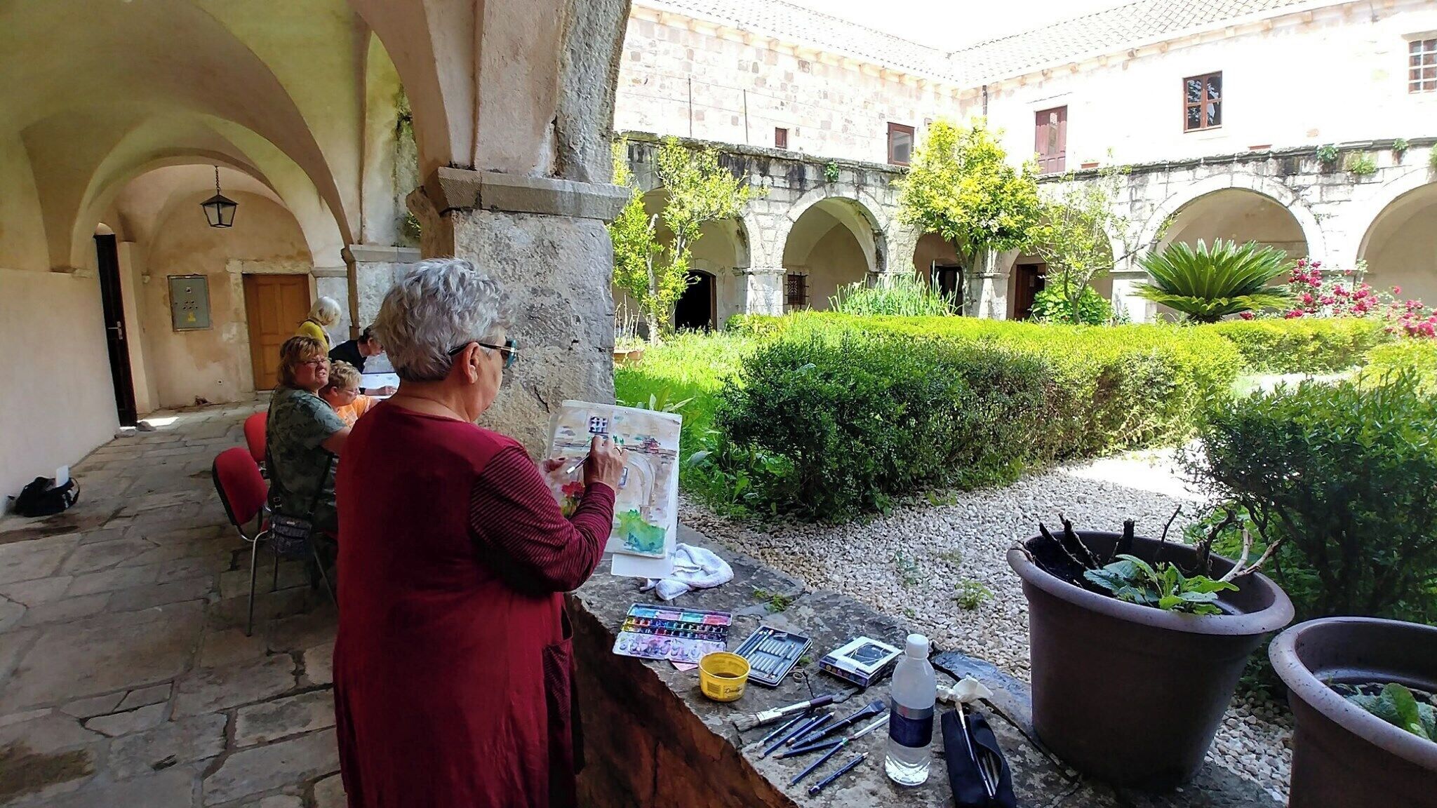 Painting Holiday…Be your own Instructor!
Tour Date:  Sept. 11-20, 2020
10 day plein air art holiday
Cavtat, Croatia

If you love to paint independently,
but with the help and inspiration to make it all happen, our non-instructed tours are just the ticket for you.
https://www.slikamilina.ca/painting-holiday-instructor/

Slikamilina Painting Tours is the only customized tour company that welcomes painters at all levels to Croatia. Come experience beauty, traditional cuisine,  and hospitality that sets Croatia as a painters destination of choice for their creative and learning holidays.