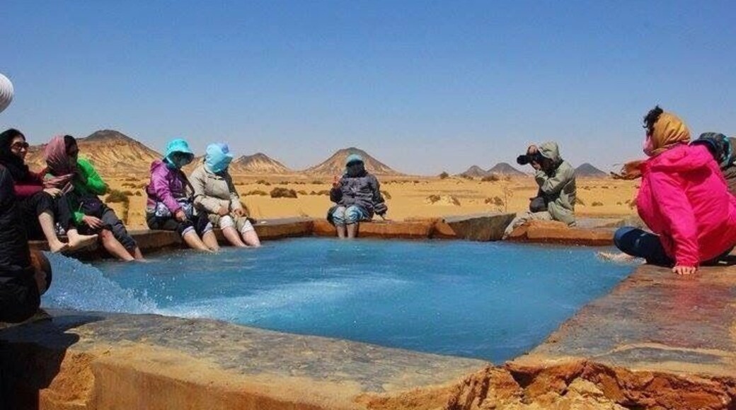 Hot Spring at el Haiz near Bahariya Osis in Egypt's Western Desert. Stunning landscapes of natural beauty. Definately wortha 3 days safaro while in Egypt. Just 4 hrs drive out of Cairo.
