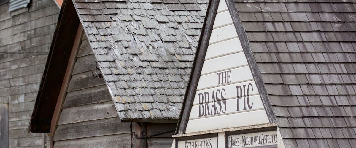 Klondike Gold Rush National Historical Park welches beinhaltet Beschilderung