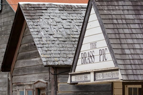 Klondike Gold Rush National Historical Park welches beinhaltet Beschilderung