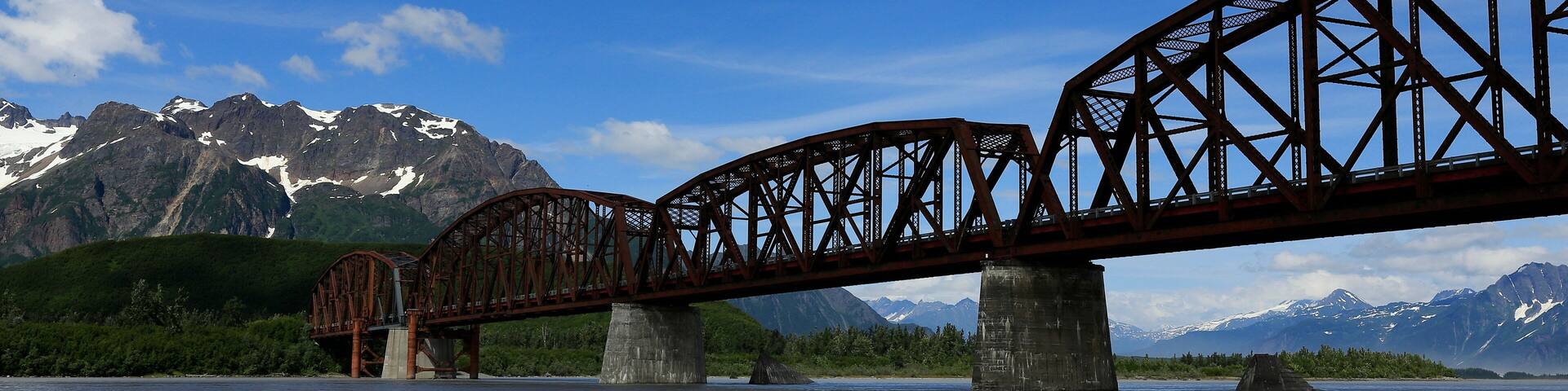 Old bridge in alaska