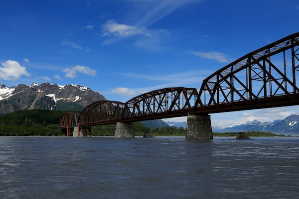 Old bridge in alaska