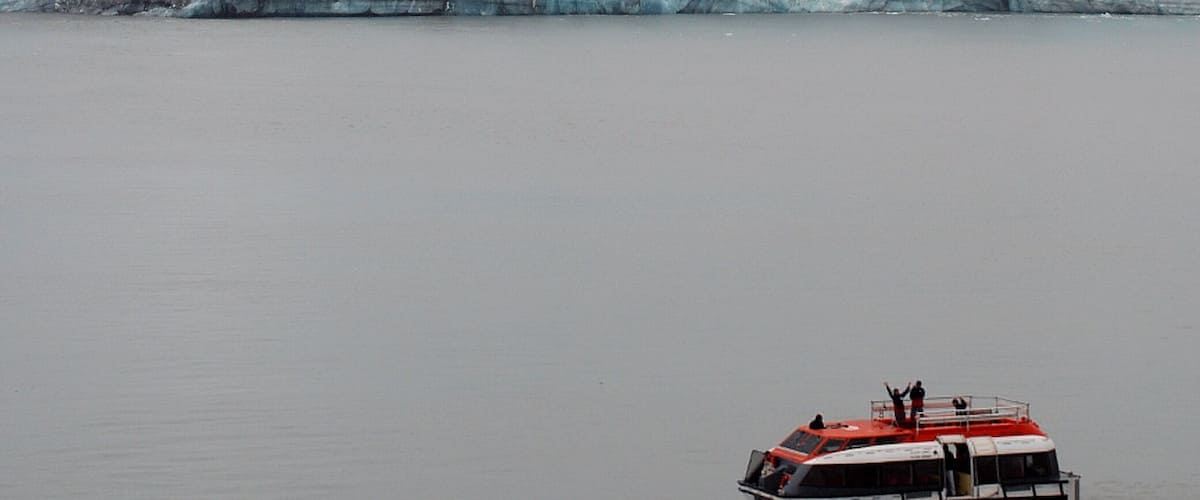 When people say "pure glacier water" don't believe them. There's 50,000 years of dust and bird crap there. September 2007