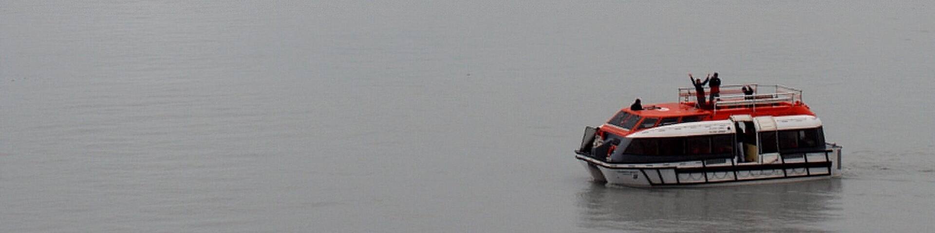 When people say "pure glacier water" don't believe them. There's 50,000 years of dust and bird crap there. September 2007