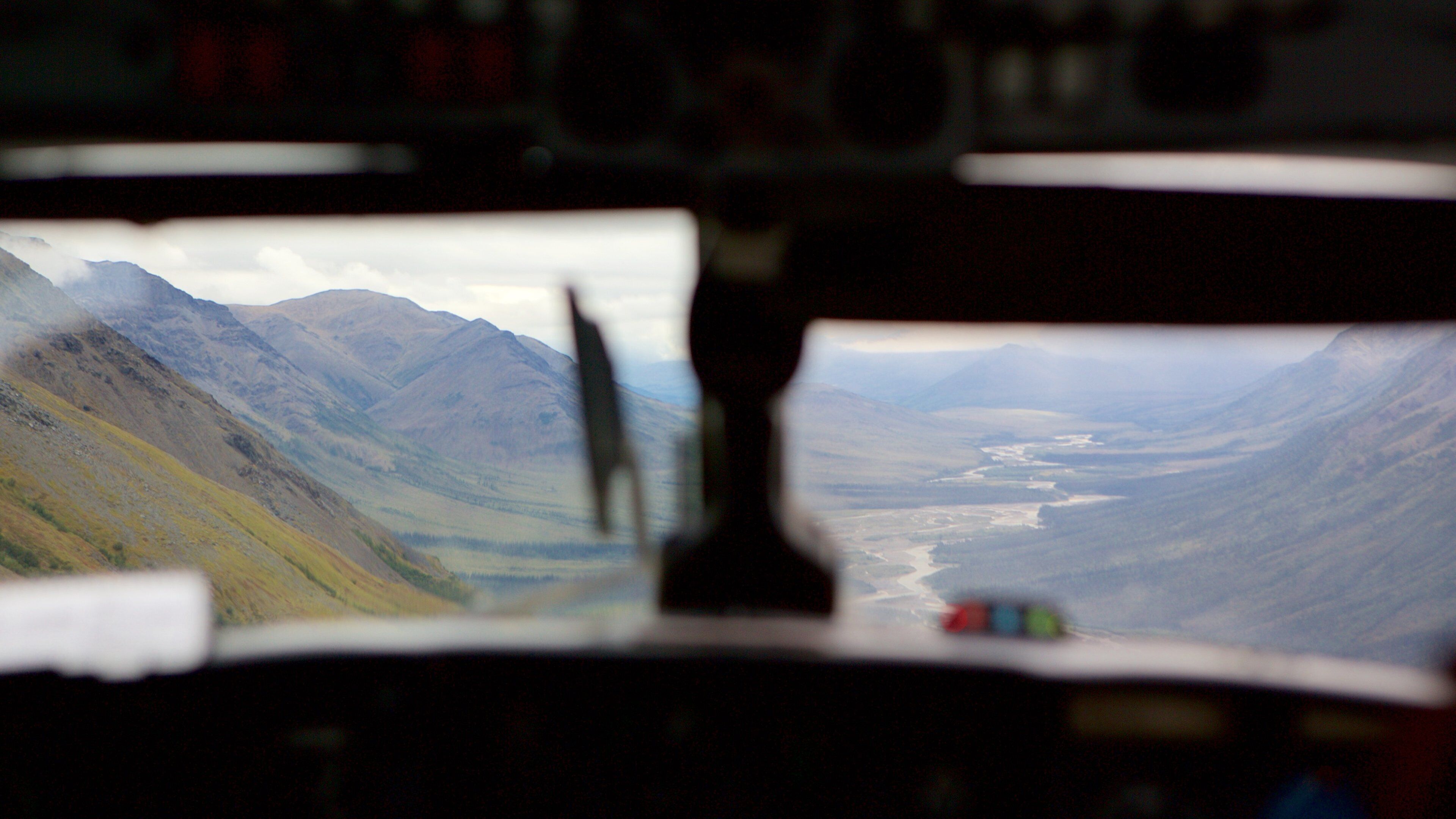 Gates of the Arctic National Park featuring aircraft and an aircraft
