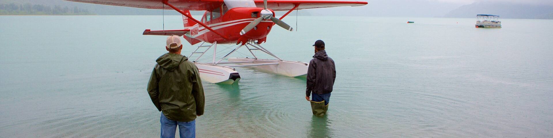 Lake Clark National Park and Preserve showing a lake or waterhole