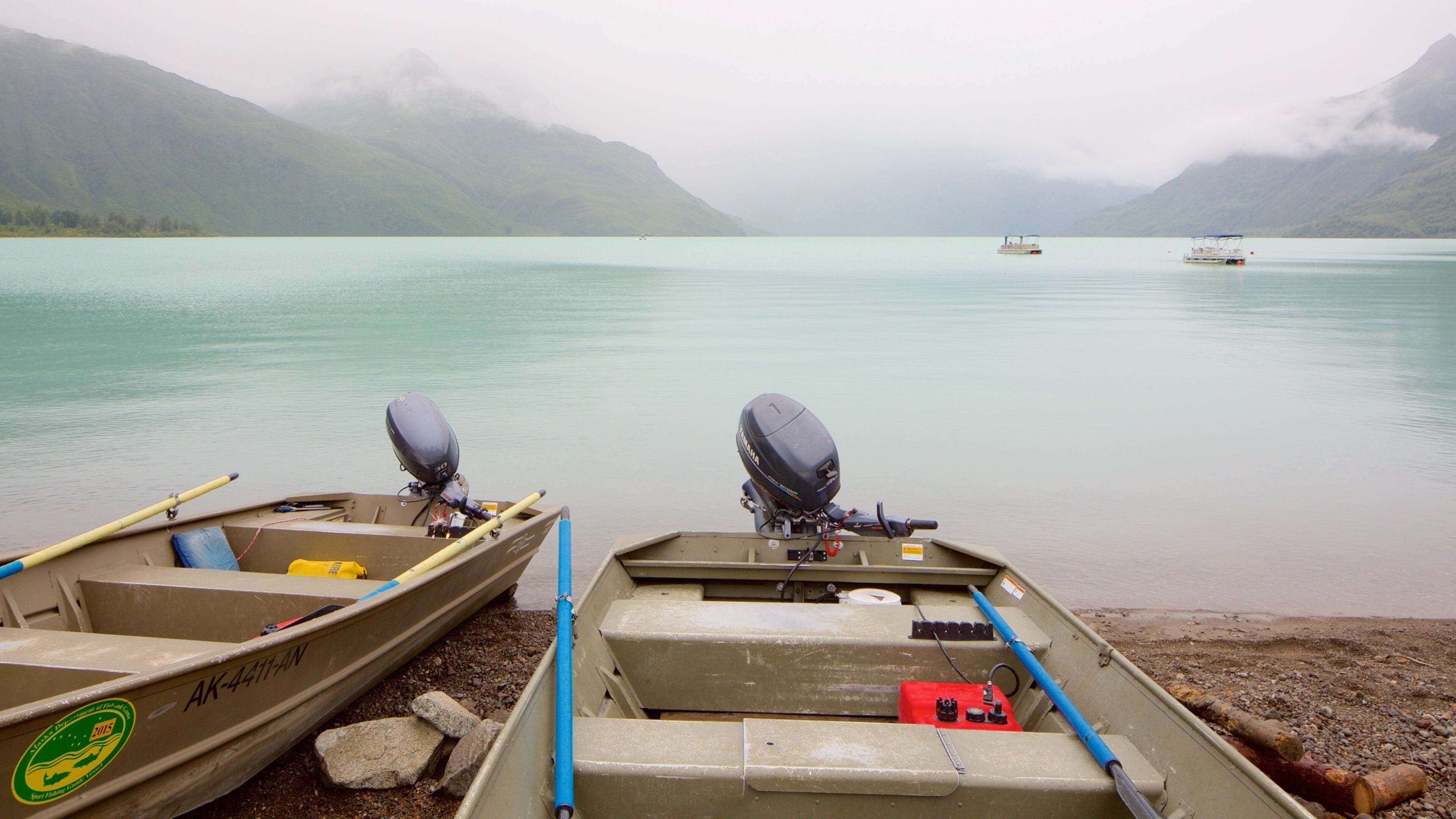 Lake Clark National Park and Preserve which includes a pebble beach