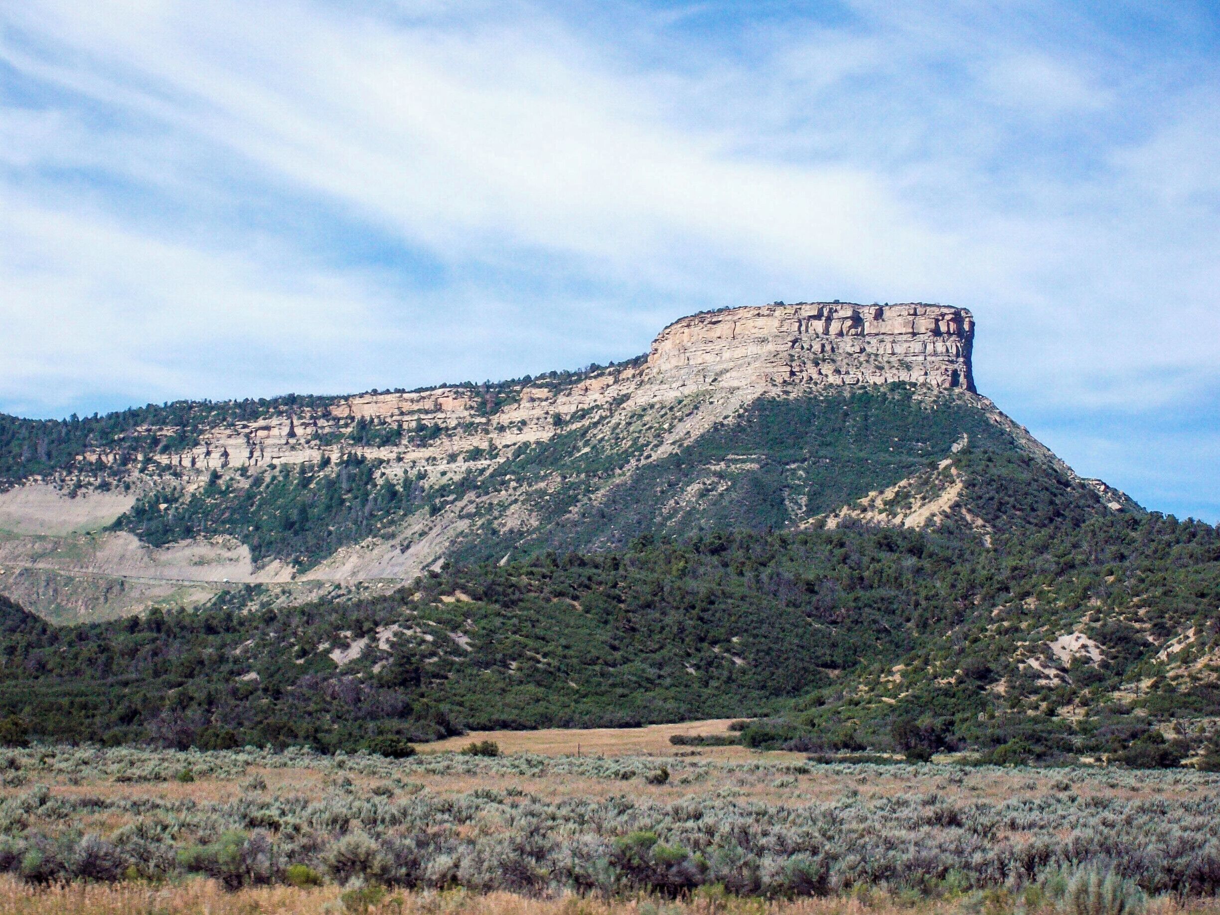 This is somewhere on the way to the four corners. We stradeled the state line between Colorado and New Mexico for a while, so I'm not sure which state this was exactly.

For more info behind the pictures and stories of my pictures, check out my blog at http://www.travelingken.com