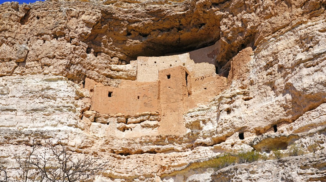 Montezuma Castle National Monument cliff dwellings in Camp Verde, Arizona