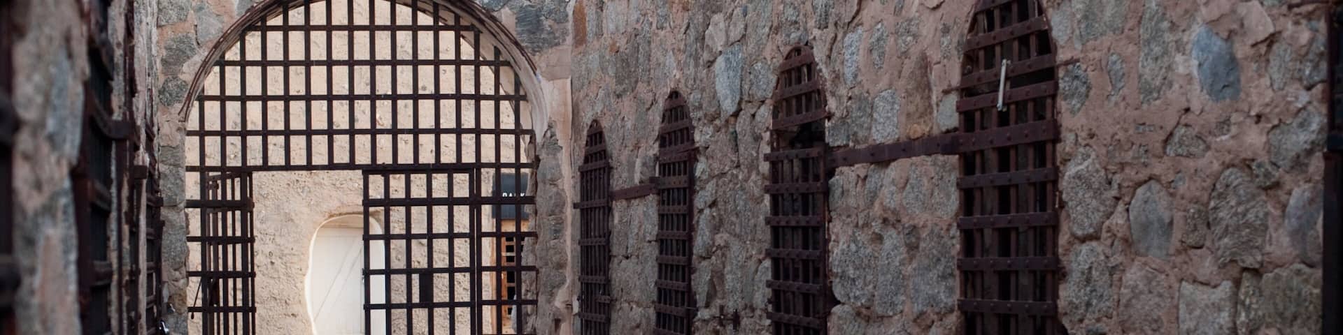 Yuma Territorial Prison State Historic Park featuring heritage architecture