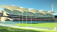 Adelaide Oval que incluye arquitectura moderna