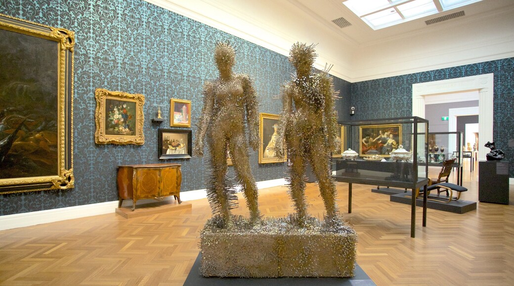 Art Gallery of South Australia que inclui arte e vistas internas