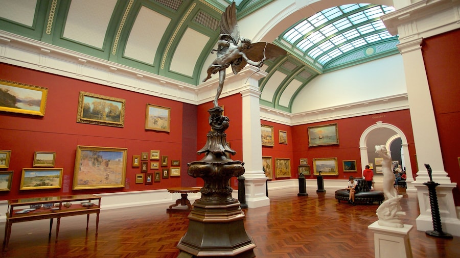 Art Gallery of South Australia featuring art and interior views