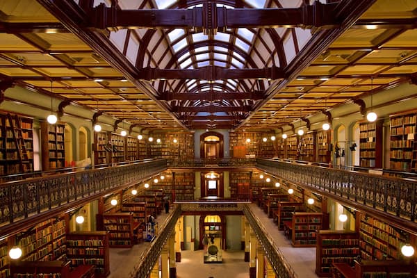 State Library of South Australia featuring interior views and heritage elements