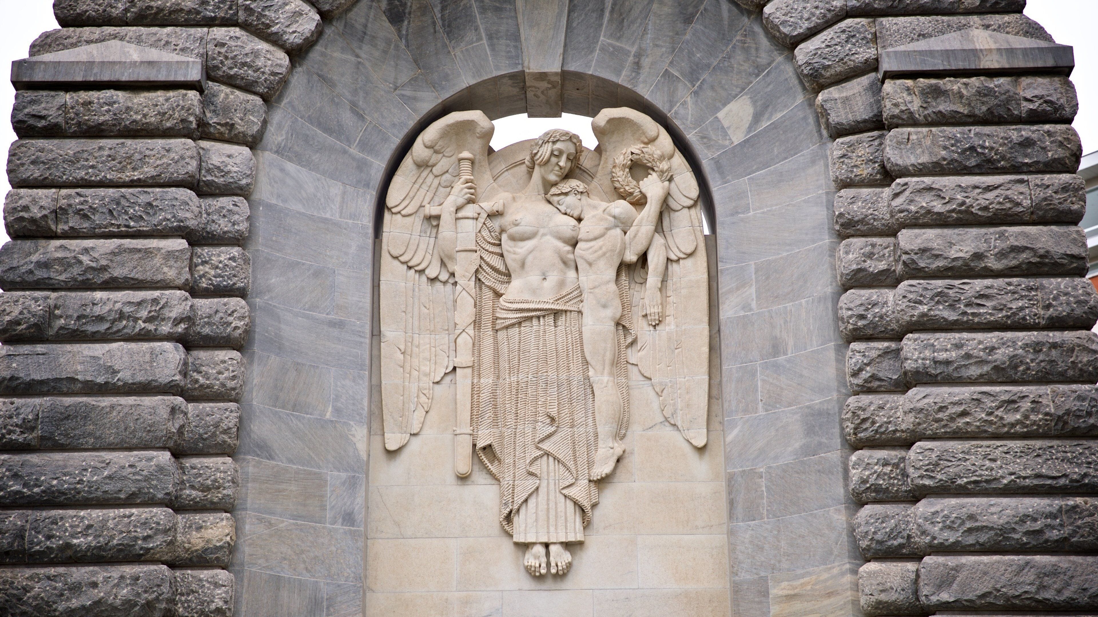 Adelaide War Memorial featuring religious elements and heritage elements