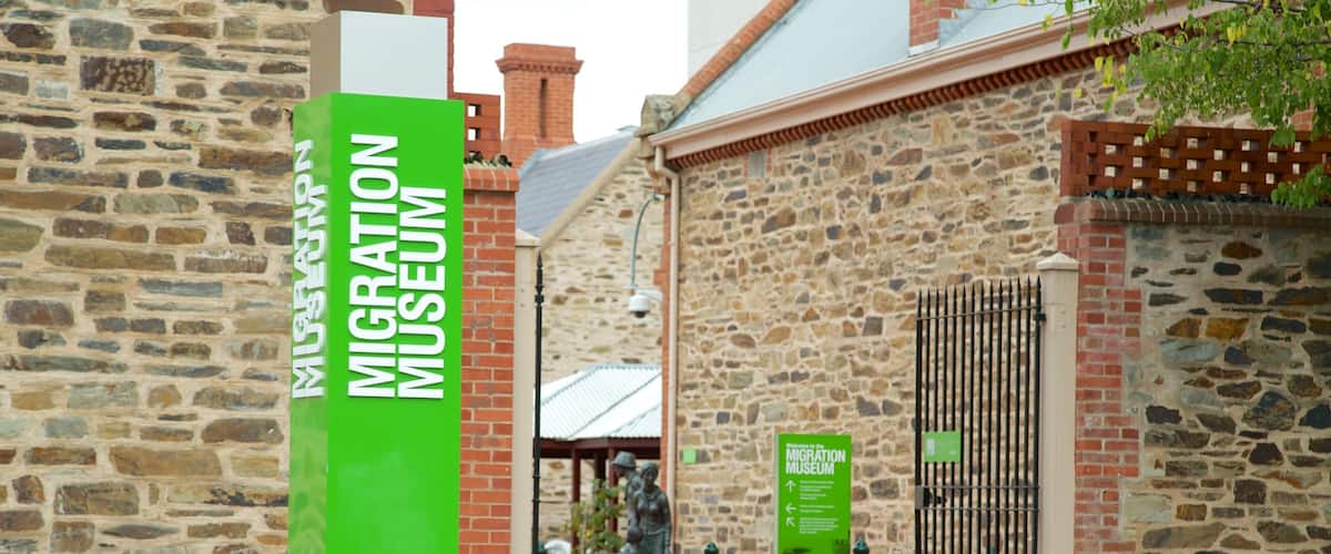 Migration Museum showing signage
