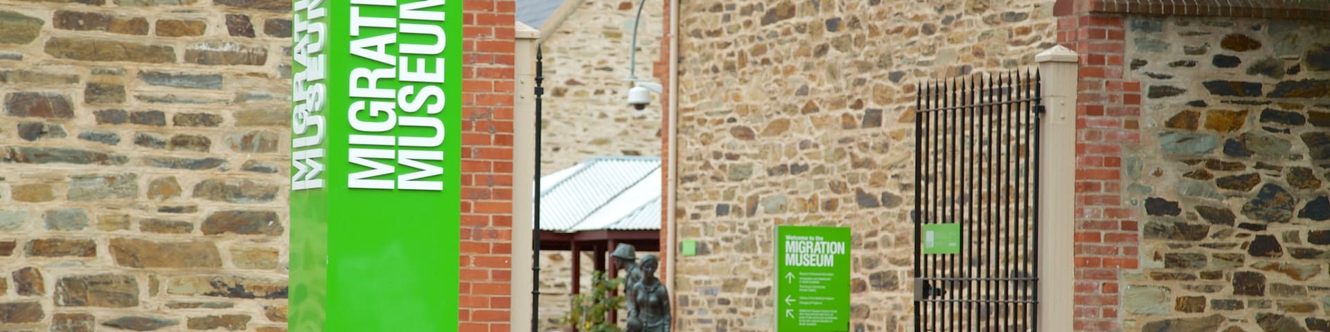 Migration Museum que inclui sinalização