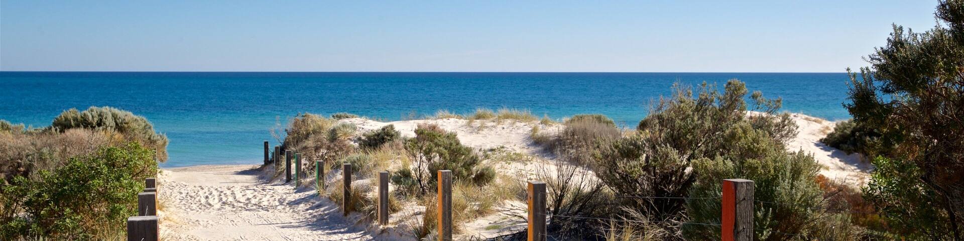 West Beach featuring general coastal views and a sandy beach