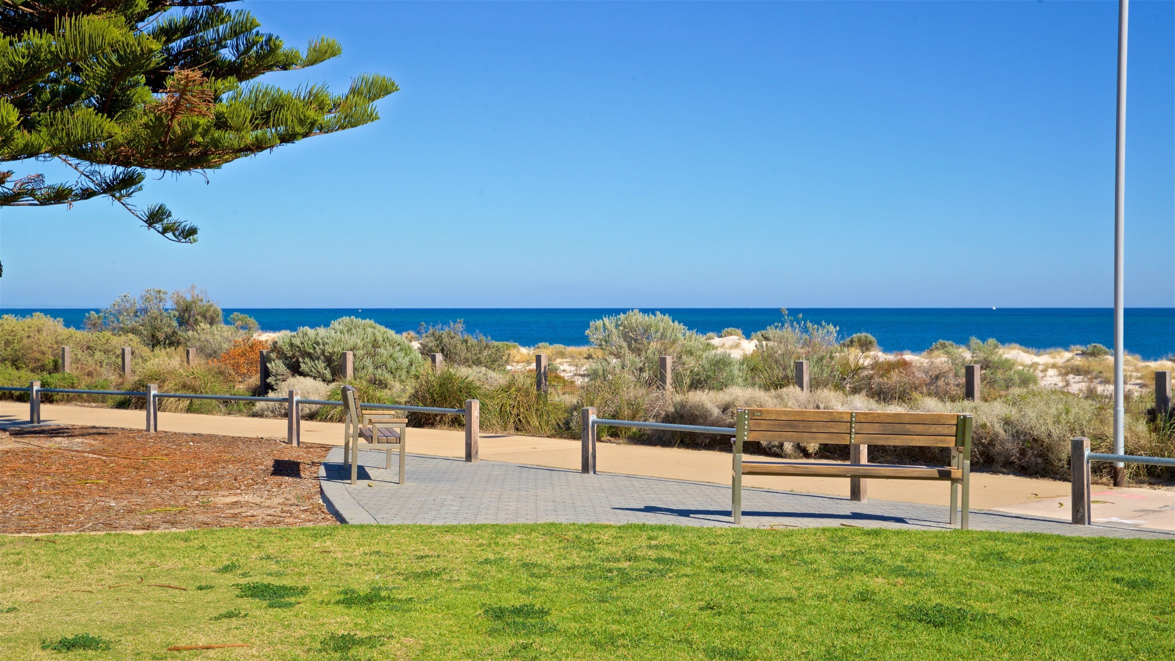 West Beach featuring general coastal views and a garden