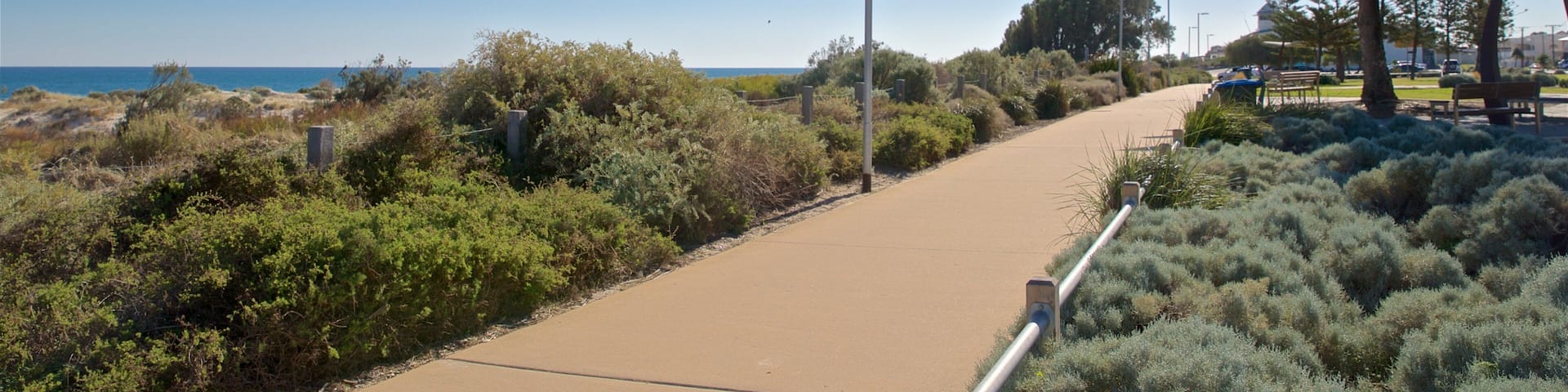 West Beach featuring a park