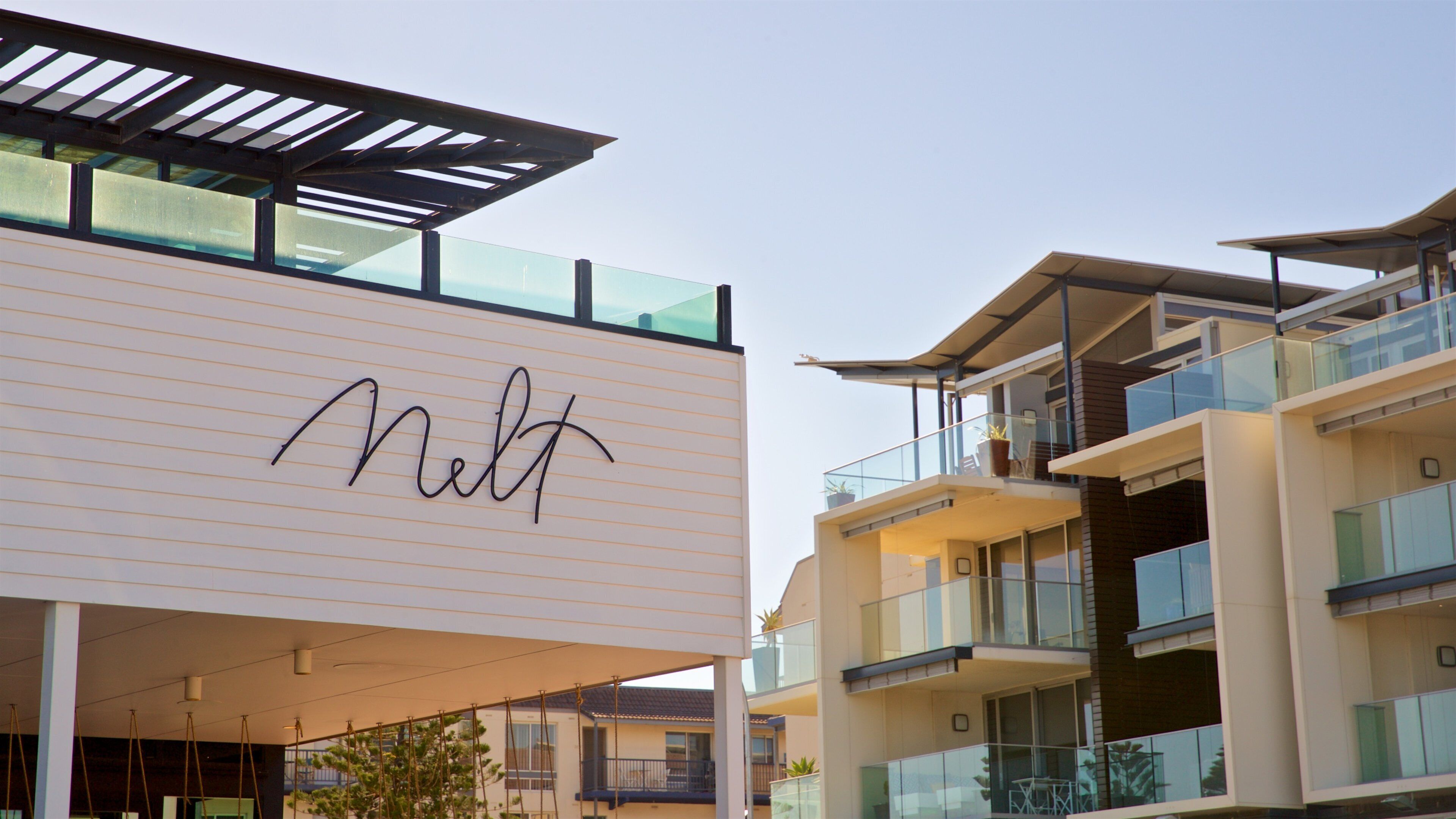 Henley Beach showing signage