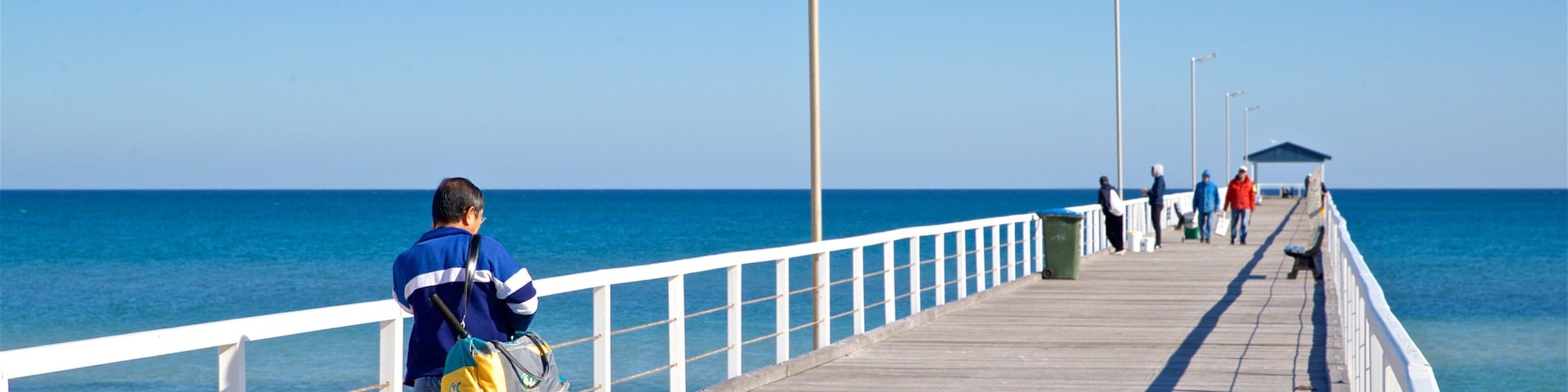 Grange Beach featuring general coastal views as well as an individual male